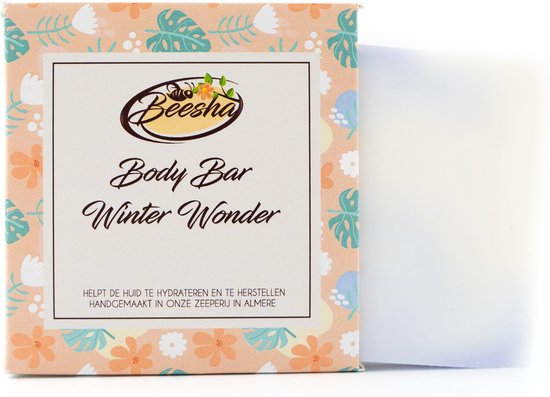 Beesha Body Bar Winter Wonder | 100% Plasticvrije en Natuurlijke Verzorging | Vegan, Sulfaatvrij en Parabeenvrij