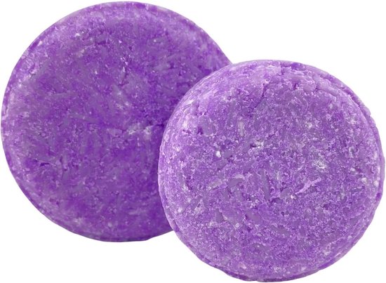 Beesha Shampoo Bar Lavendel 65 gram - Zelfgemaakt in Nederland - 100% Vegan - Sulfaatvrij - Parabeenvrij - Silicoonvrij - CG Geschikt
