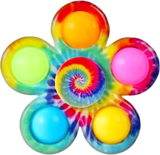 Fidget- Simple Dimple - spinner- Popit - Regenboog- TikTok