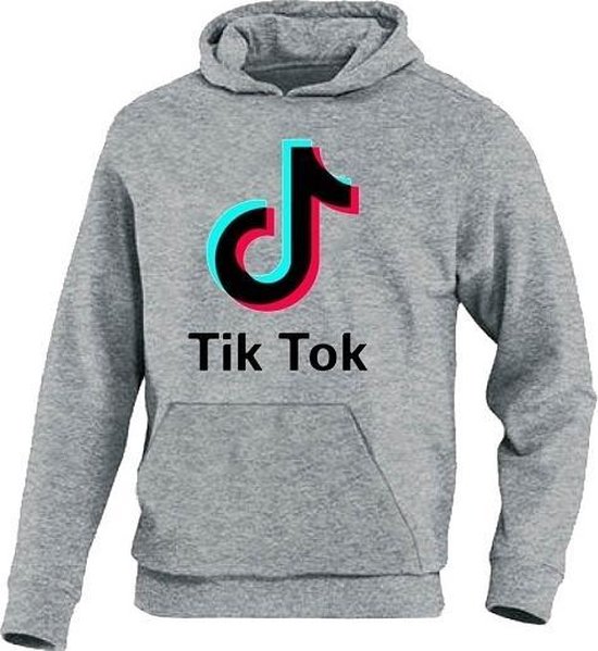 Tik Tok TikTok Hoodie grijs