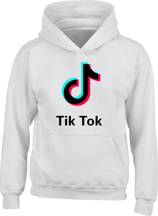 Tik Tok TikTok Hoodie wit