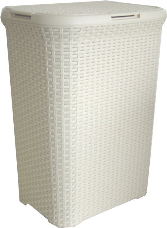Curver Style Wasmand met deksel - 60L - Vintage White