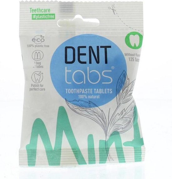 Denttabs Tandenpoets tabletten 125 stuks