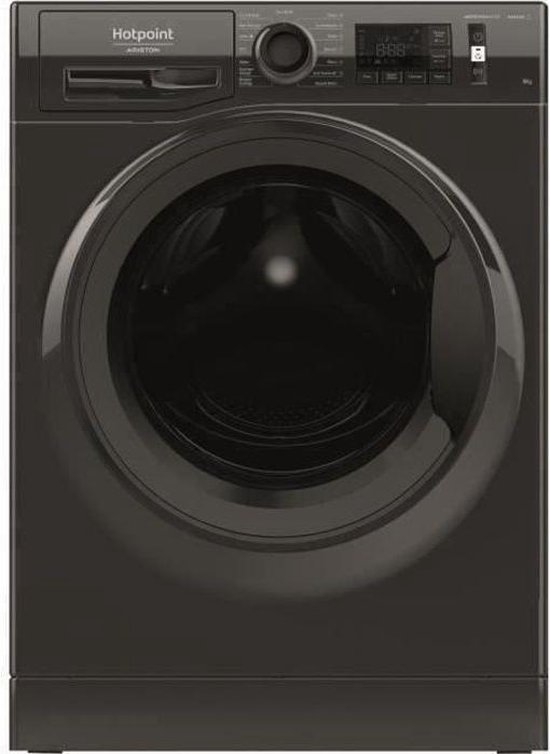 Hotpoint NM11823BKFRN Natis frontwasmachine - 9 kg - 1200 tpm - Zwart