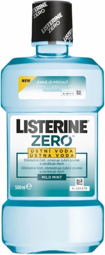 Listerine Mondwater - Zero Mild Mint 500 ml