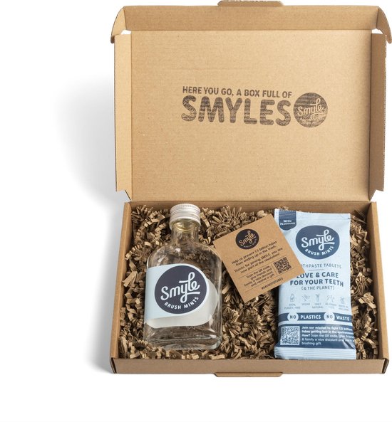 Smyle - Tandpasta Tabletten - Poets Plasticvrij - 2 mnd voorraad - 100% natuurlijk