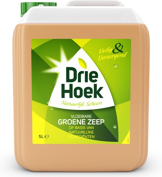 Driehoek - Vloeibare Groene Zeep - 5 liter