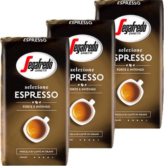 Segafredo Selezione Espresso (Oro) - koffiebonen - 3 x 1 kg