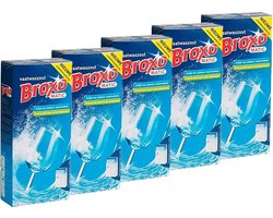 Broxo Matic Vaatwaszout 5 x 900 g | Korrels | Voorkomt Kalkafzetting | Vaatwasser zout | Promo Verpakking
