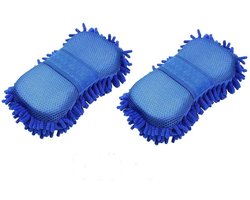 Schoonmaaksponzen - Autosponzen - Spons - Rasta Spons - Autospons - Microvezel - Handspons - Schoonmaakspons - Wonderspons - Badspons - Autowashandschoen Microvezel - Washandschoen - Autowas - Microvezel doekjes - Microvezel doek - 2stuks