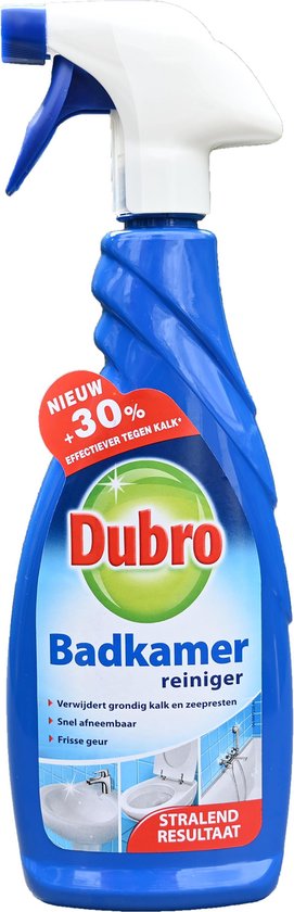 1 x Dubro badkamer reiniger spray - 1 x Dubro Antikalk - 100% Kalkverwijdering