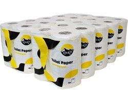 KURTT - 40 rollen Wc papier (2-laags) Extra Zacht Cellulose 200 vellen per rol - Ecolabel, FSC Certified, wc papier Voordeelverpakking