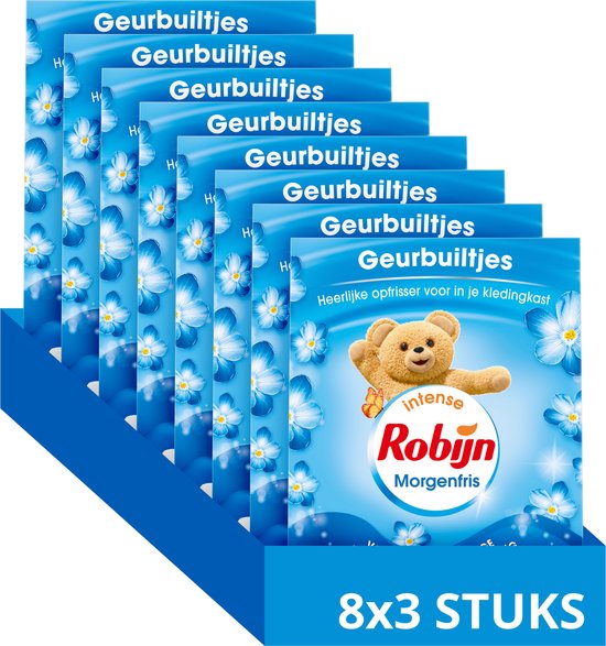 Robijn - Intense Morgenfris Geurbuiltjes - 24 stuks - Voordeelverpakking