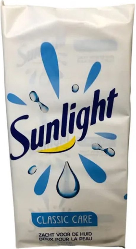 Sunlight zeep | Classic Care zeep | Voordeelverpakking 6x125gr. | pH neutraal | Alle huidtypes |