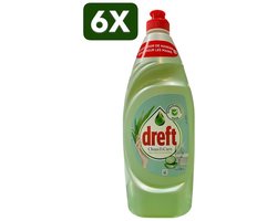6 x Dreft Clean & Care Afwasmiddel Aloe Vera & Cucumber 650 ml