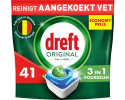 Dreft Vaatwastabletten All In One Original - 41 stuks