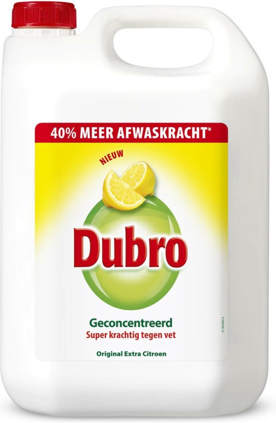 Dubro Afwasmiddel Extra Citroen 5 liter