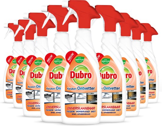 Dubro Keuken Ontvetter Spray 10 Stuks - Voordeelverpakking