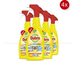 Dubro Multi Ontvetter Spray - 4 Stuks - Voordeelverpakking