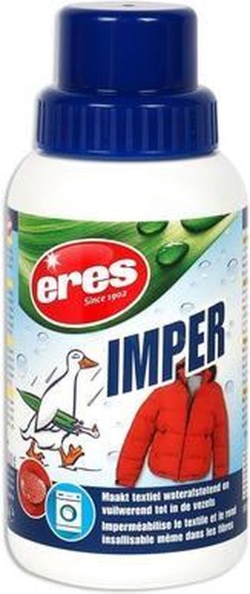 Eres – Imper – Waterdicht wasmiddel – Jassen broeken ski- en regenkleding – Kleding waterdicht maken – Wasmachine – Waterafstotend – Vuilwerend – 250ml