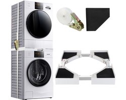 Garpex® Tussenstuk Wasmachine Droger – Stapelkit Wasmachine Droger - Universeel Verstelbaar