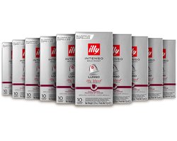 illy Lungo Intenso Koffiecups - Intensiteit 7/9 - 10 x 10 capsules