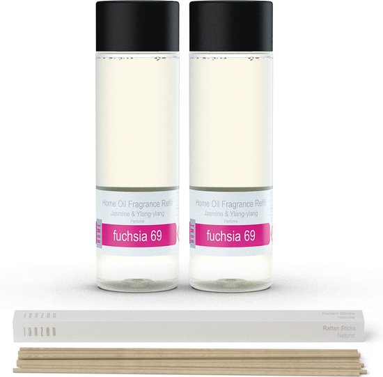 JANZEN Home Fragrance Refill Fuchsia 69 2-pack Incl. Gratis Sticks