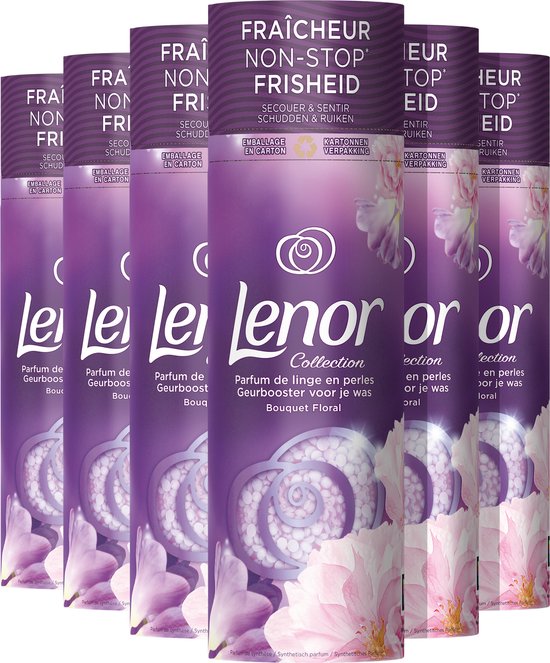 Lenor Geurbooster Voor Je Was - Bloemen boeket - Wasparfum - Voordeelverpakking 6 x 235g
