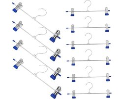 Life’s Green® Broekhanger – Broekhanger met knijpers – Ruimtebesparend – Kleerhangers - Rokhangers – Kledinghangers – Metaal – 20 stuks - CE – 2020