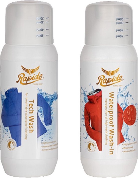 Rapide Tech Wash + Tech Waterproof - outdoorkleding wassen en impregneren