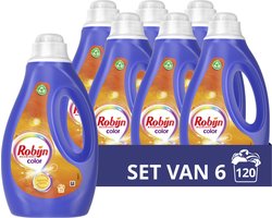 Robijn Vloeibaar Wasmiddel - Color - 6 x 20 wasbeurten