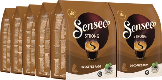 Senseo Strong Koffiepads - Intensiteit 7/9 - 10 x 36 pads