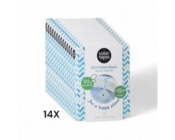 Toilet Tapes - Mystic Marine - voordeelverpakking - 14 stuks - Eco-vriendelijke WC Blokjes - 220+ Spoelbeurten - Tot 90% Minder Plastic, Efficiënte Toiletsteen - ook geschikt voor randloos toilet - duurzaam verpakt in FSC karton