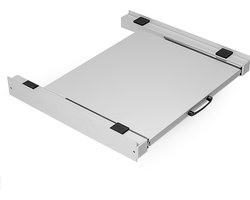 Vonia Tussenstuk Wasmachine Droger - Stapelkit Wasmachine Droger - Universeel - Uitschuifbare werkblad - Wit